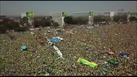 Rally for President Bolsonaro in Brazil against the globalists!😳