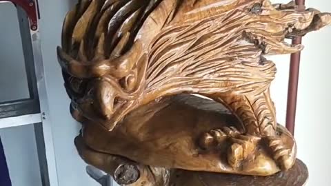 A root eagle in the shape of an eagle