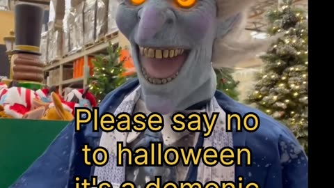 Say no to halloween