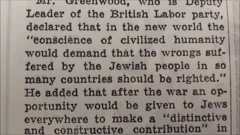 New World Order predicted 1940 - New York Times