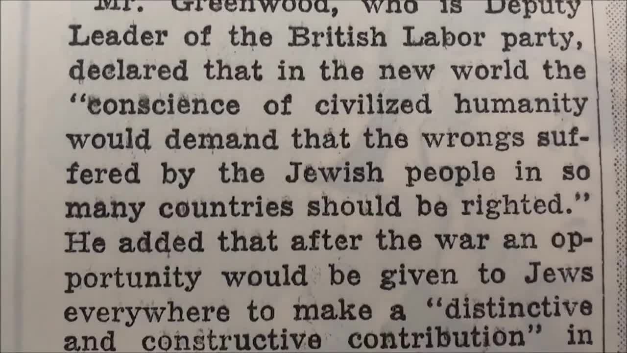 New World Order predicted 1940 - New York Times