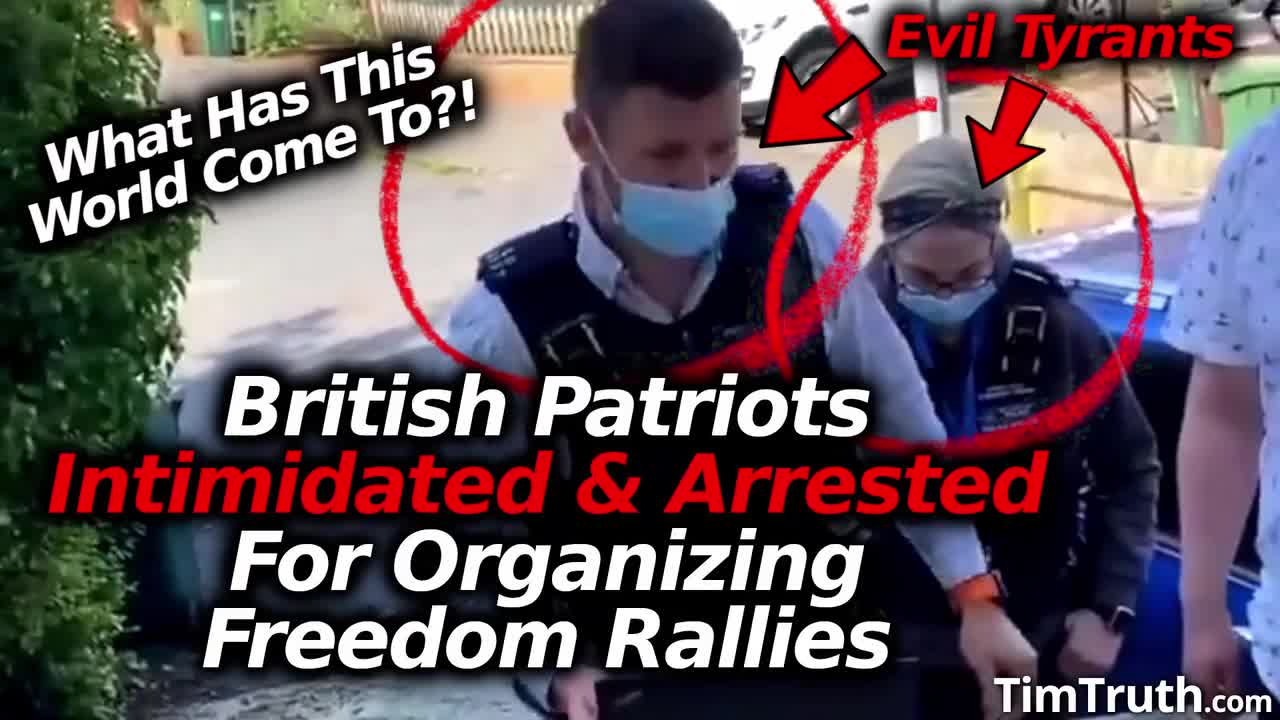 UK Woman Arrested For "Organizing" A Freedom Rally To Improve Her Country. Big Protest Tomorrow!