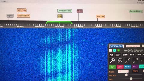 FM CB Radio Signals [W3HFU SDR] 1700 UTC 15 March 2024