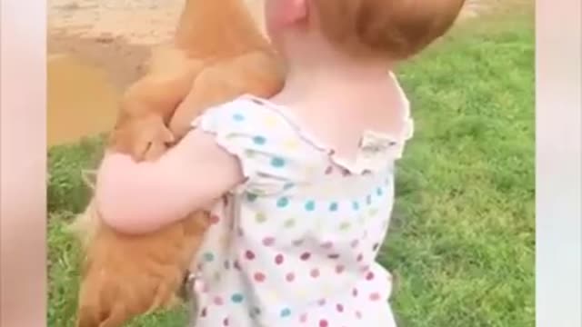 World of babies with animal