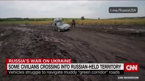 CNN:Many Ukrainians from Kyiv-controlled areas are choosing to crossover into Russian-held territory