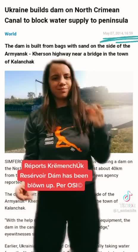 Is Water and Dams An Issue In Ukraine?