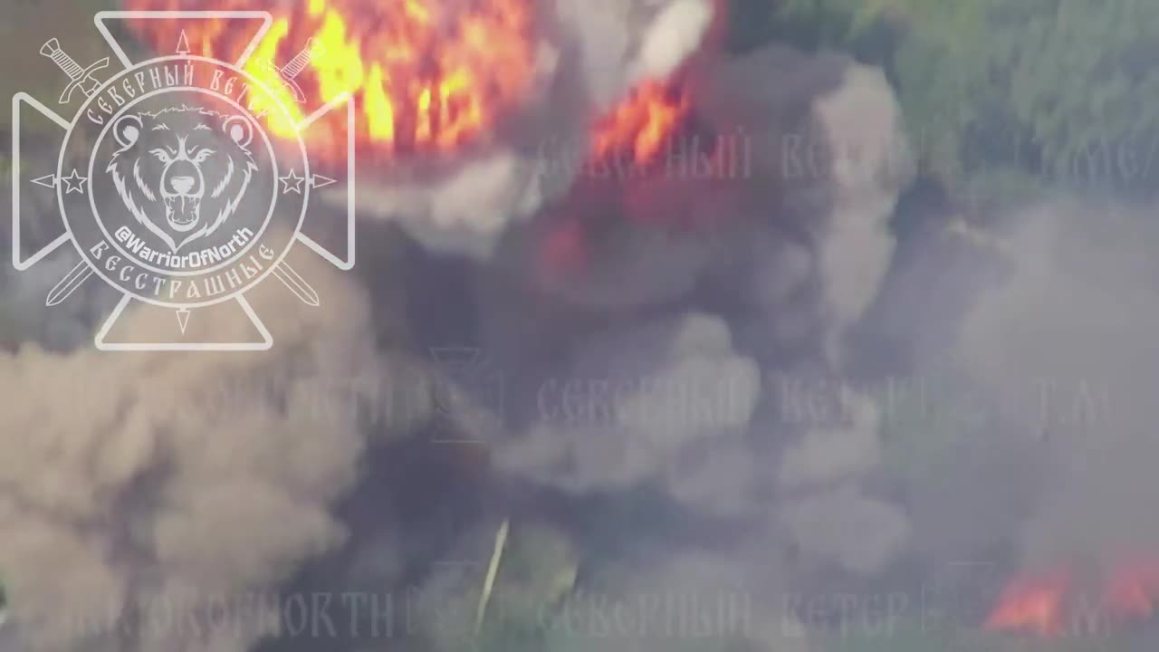 Destruction of a Ukrainian T-80 tank in in the Kursk direction by Lancet loitering munition