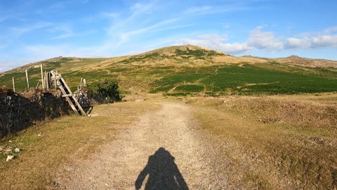 Crossing river Lyd . DARTMOOR. hiking vlog