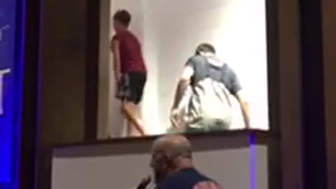 12yo boy gets baptized!