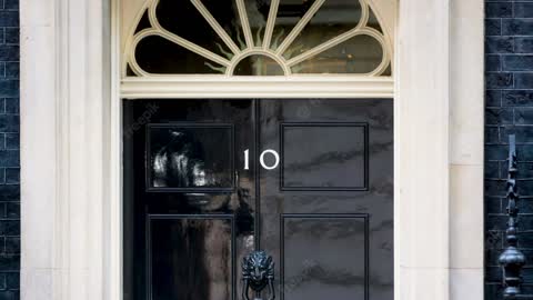 The Door At 10 Downing Street, London