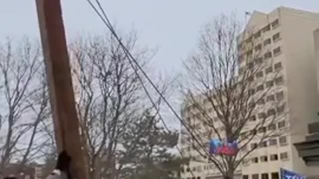 Look what those bad trump supporters did to the capitol.