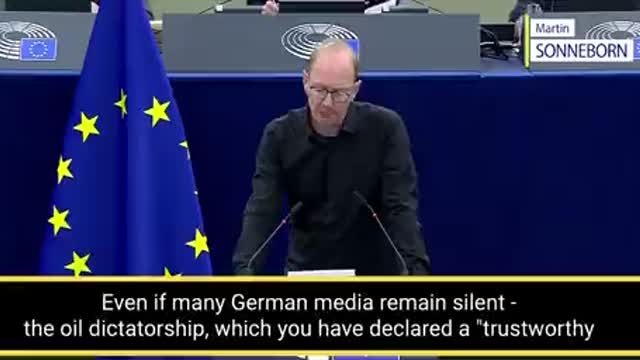 25.09.22 - DOUBLE STANDARDS IN THE NAZI EU - Martin Sonneborn tells Ursula what's what