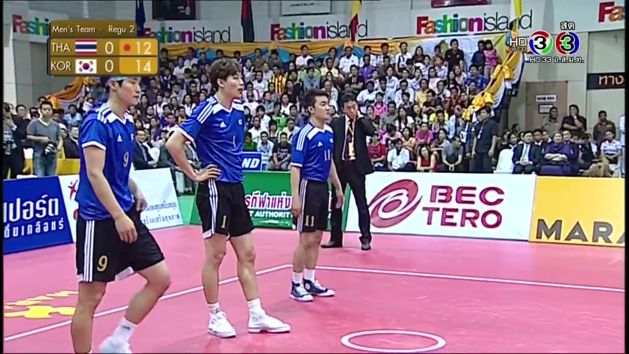 Sepak takraw thailand vs south korea