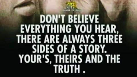 Don’t believe everything you hear…