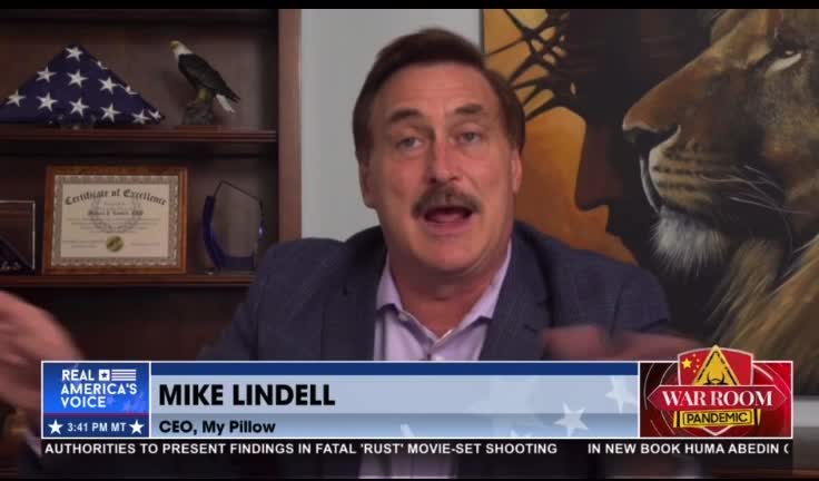 Mike Lindell Heading to SCOTUS 10/27/2021