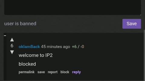 i got banned ip2 page but get unban tomorrow well hopefully 12/3/23 part1