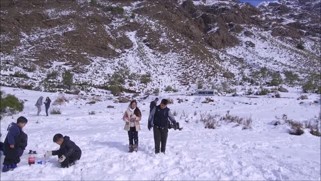 Velo de la Novia at Cajon Del Maipo in Santiago