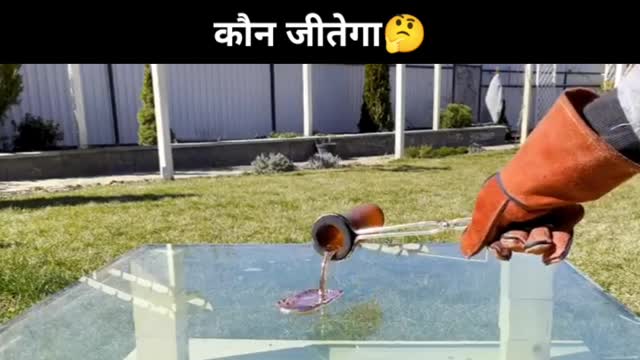 LAVA vs BULLETPROOF GLASS 😲 | lava vs fire resistant glass | Experiment