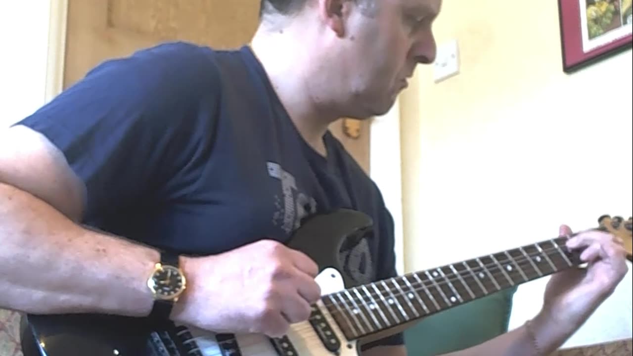 Rock Guitar Original Composition with Charvel and Marshall