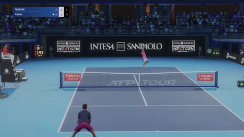 Top Spin 2K25 Federer Perfect Set vs Sinner Online