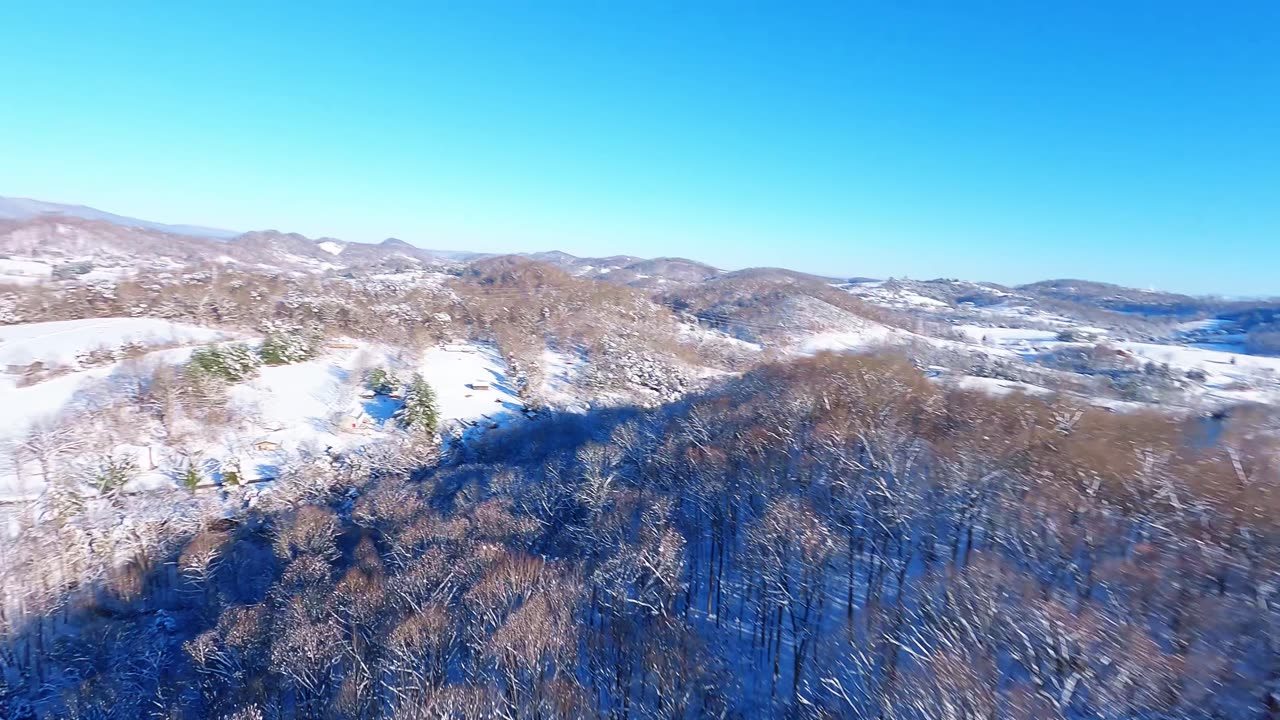 Snowy Hills in Church Hill Tennessee