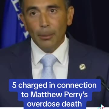 Matthew Perry's death 🚔