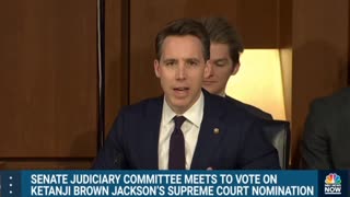 Sen. Josh Hawley on Judge Ketanji Brown Jackson: "I can't support her"