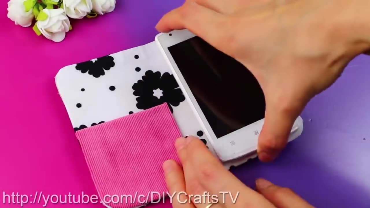 ~WOW~ DIYs PURSE BAG EVER 5~10 MIN MAKING Cute Pouch & Phone Case Tutorial Part 0