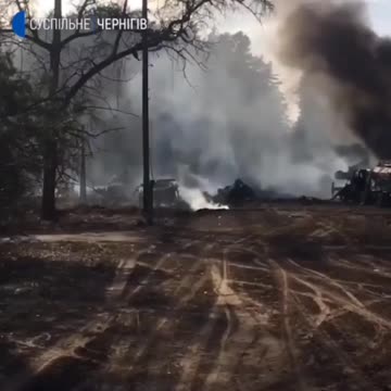 Russian losses near Chernihiv