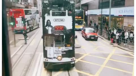 Tram in Hongkong