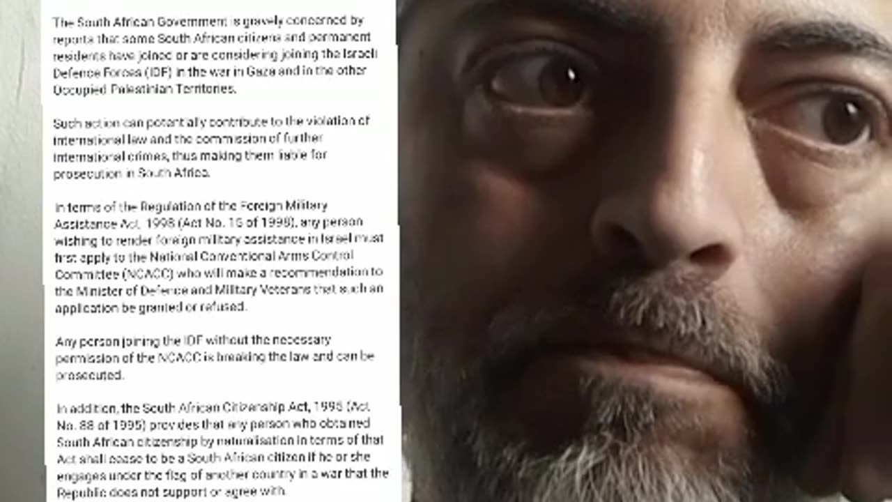 SA CITIZEN FAROOK MOHAMMED IS SOMEBODY HOLDING PEOPLE TO ACCOUNT