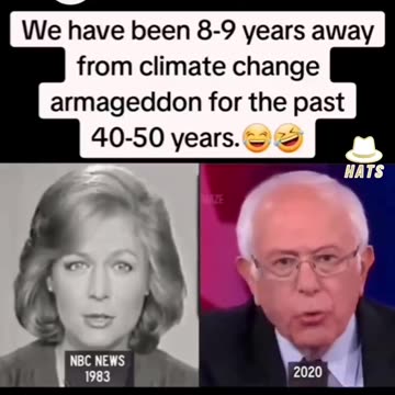 We have been 8-9 years from climate change Armageddon for 40-50 years.