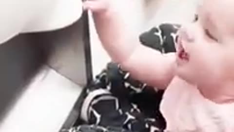 Funny Baby Videos playing # Short