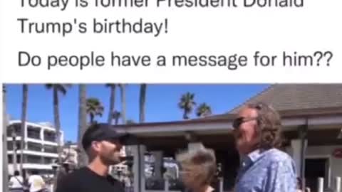 Trump birthday peoples remembrance