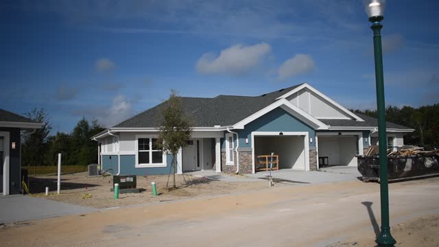 Garden Homes under construction at the NEW Lakeside at Waterman Village Retirement Community