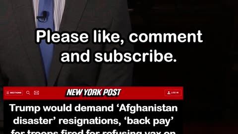 Trump Would Demand Afghanistan Disaster Resignations