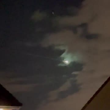 Meteor streaking across southern Scotland and northern England.