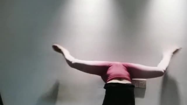 yoga pose, yoga, handstand