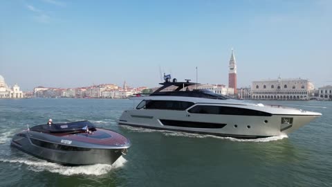Riva 90' Argo and Dolceriva in Venice