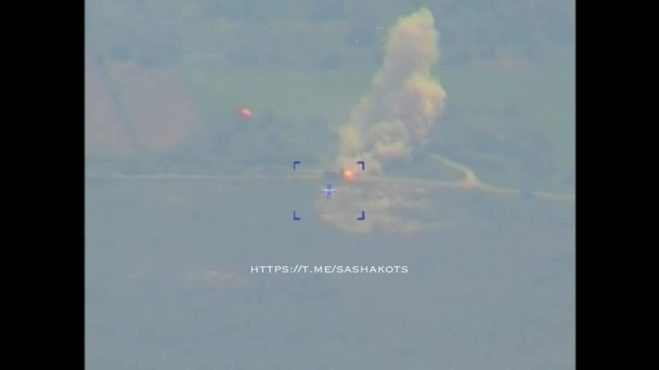 Ukraine War - During the reconnaissance, an enemy MLRS was identified in a firing position