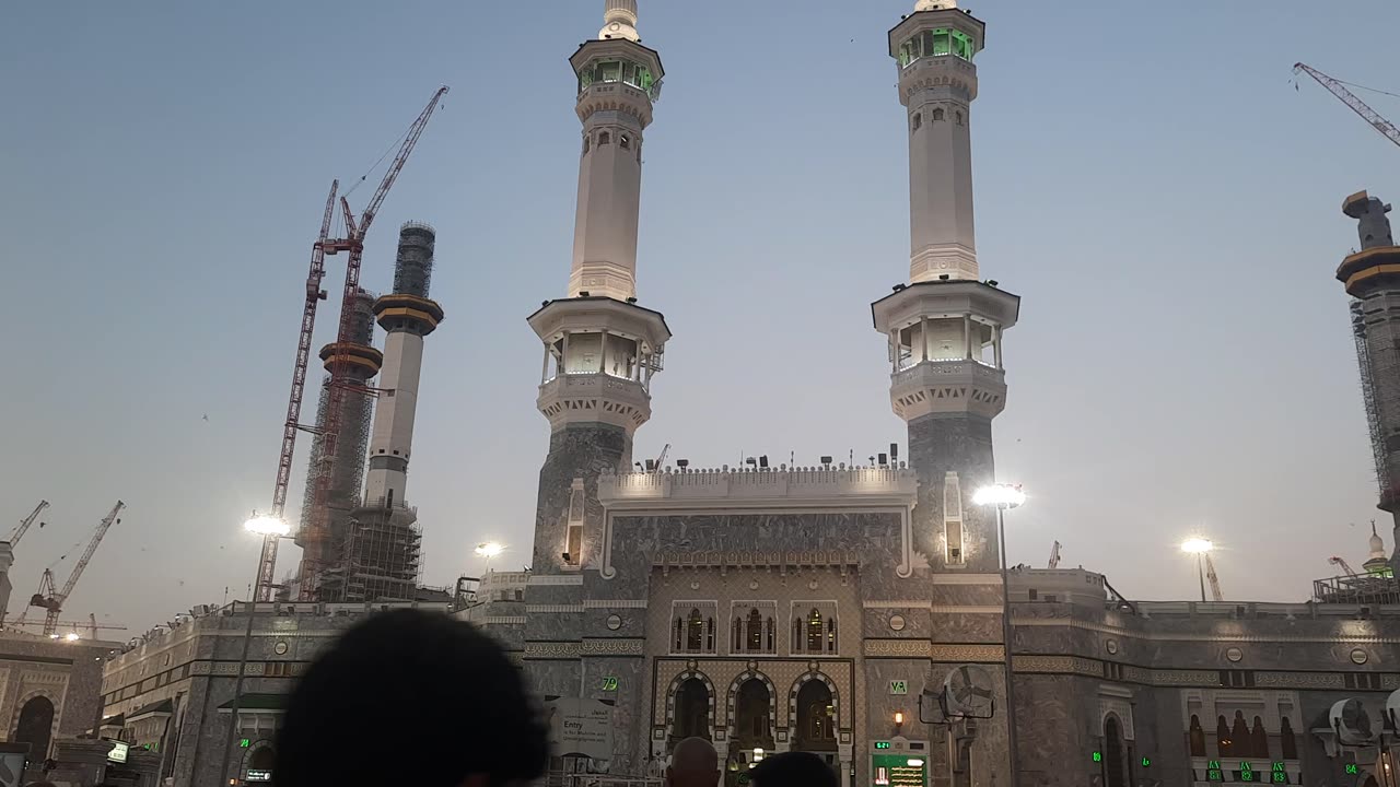 Adhan In Makkah Saudia Arabia Night Time