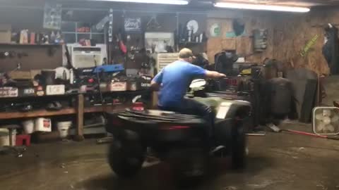 Indoor ATV Fun