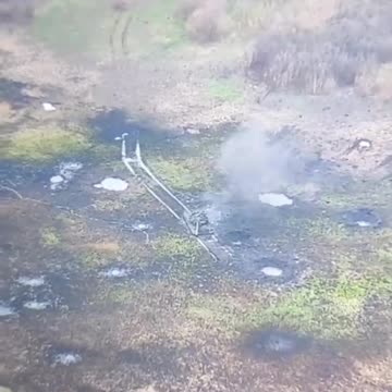 Stuck Russian Tank Hit -