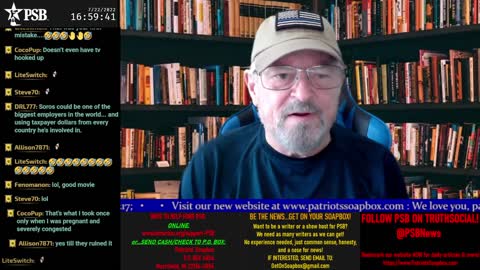 2022-07-22 15:06 EDT - The Common Sense Show: Patriot Line Friday with Derek, PATRIOTski & Glry Anon