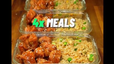 High Protein Teriyaki Chicken Fried Rice #food #shortsfeed #chicken #cooking #recipe #reaction