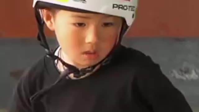 Insanely talented child skateboarder!!