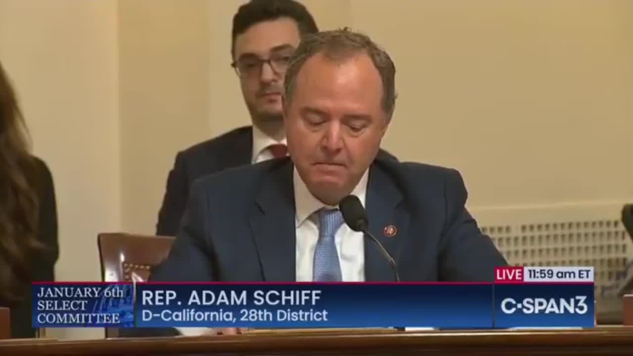 Rep. Adam Schiff Cries During Hearing About January 6th