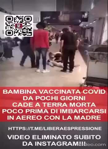 REMOVED FROM INSTAGRAM-VAXXED JUST DAYS AGO, FALLS DEAD BEFORE BOARDING A PLANE