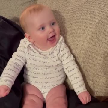 Baby shock first time she said first word