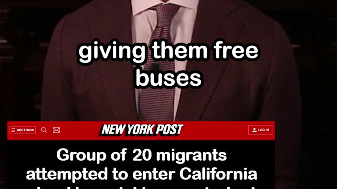 Migrants Attempt to Force Their Way onto School Bus in California